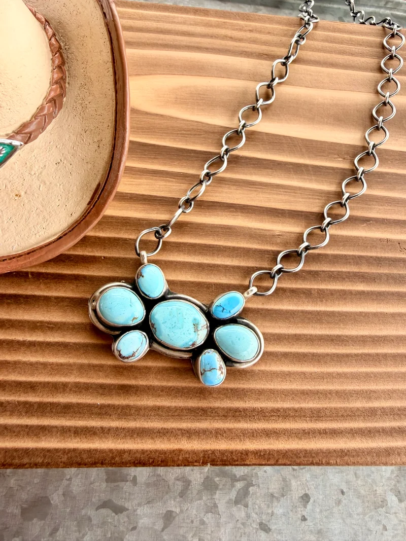 Rena Shelly Navajo Made Golden Hills Necklace