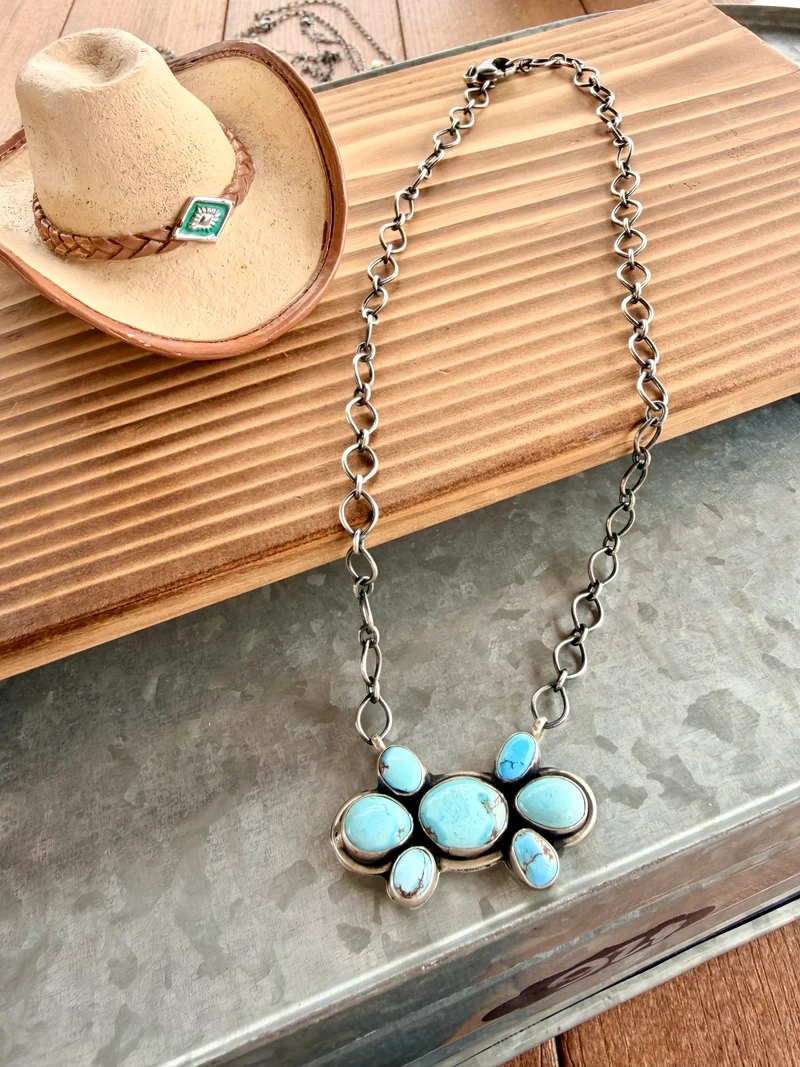 Rena Shelly Navajo Made Golden Hills Necklace