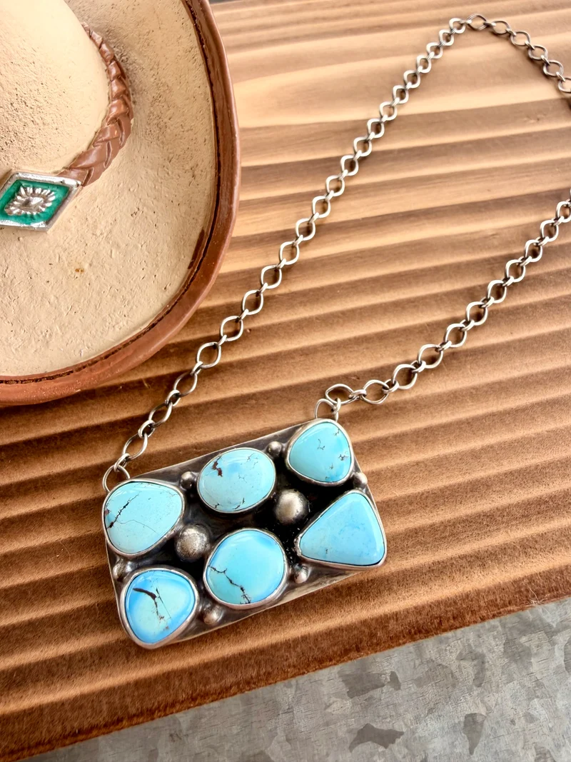 J TSO Navajo Made Golden Hills Necklace