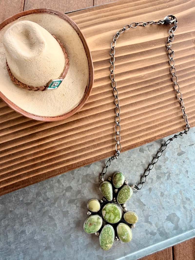 Travis J Navajo Made Sonoran Necklace