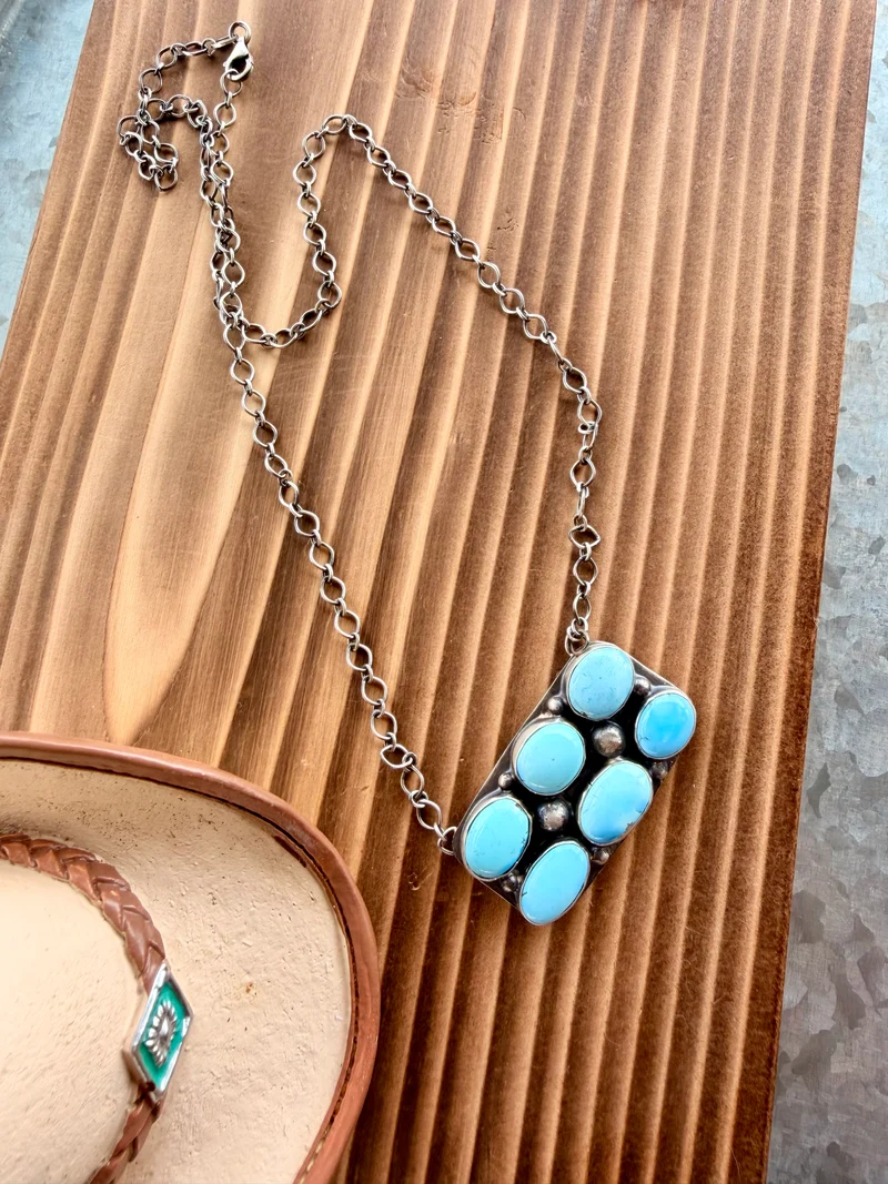 J TSO Navajo Made Golden Hills Necklace
