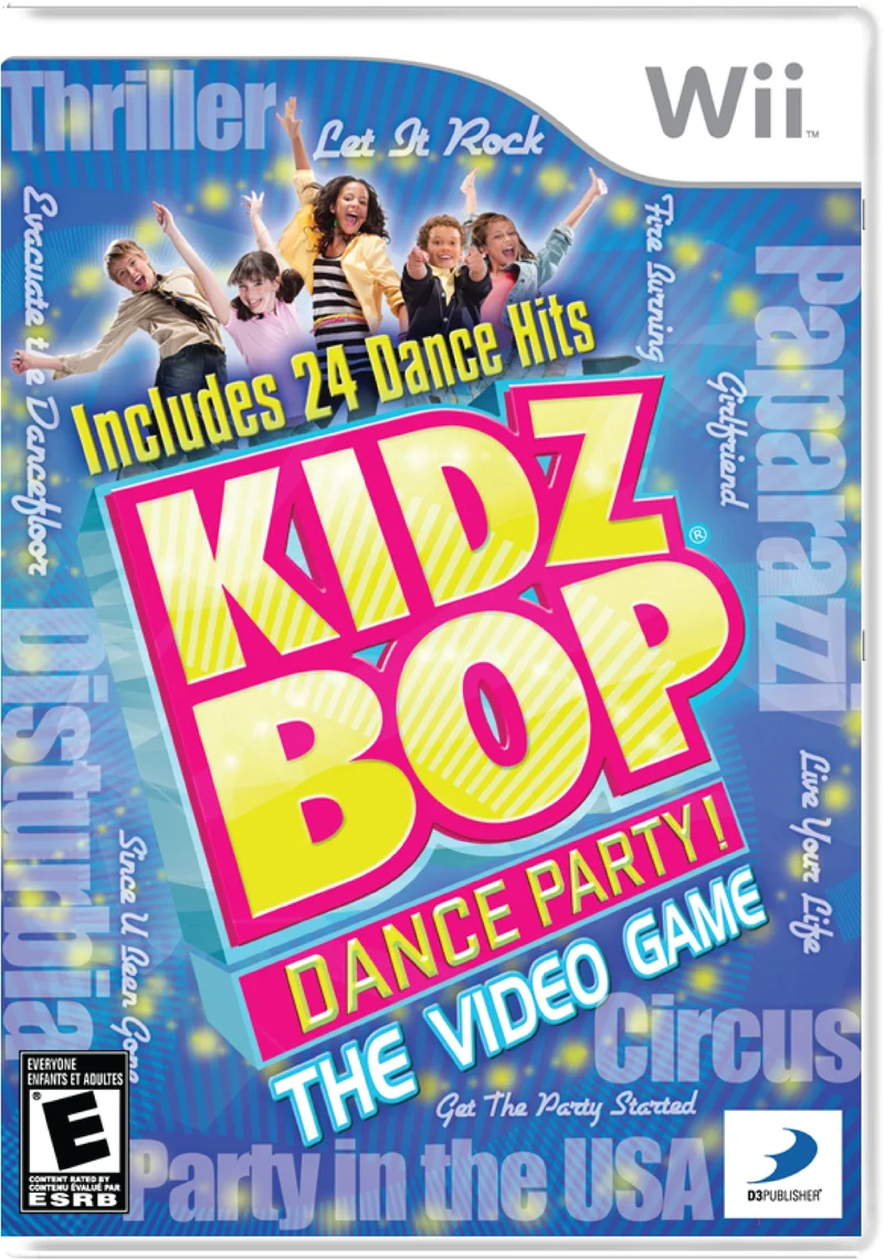 Kidz Bop Dance Party The Video Game - Nintendo Wii
