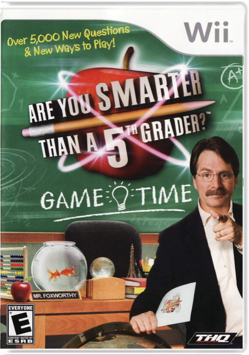 Are You Smarter Than A 5th Grader Game Time - Nintendo Wii