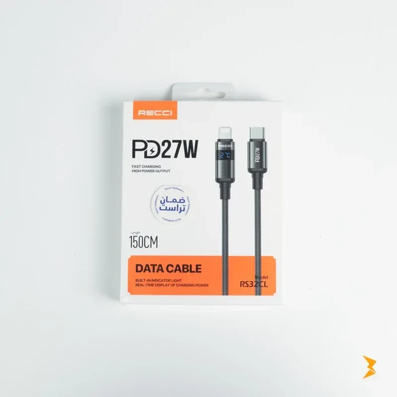 Recci RS32CL Type-C to Lightning Cable (PD 27W)