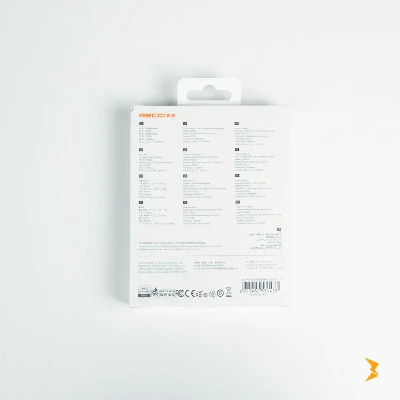 Recci RS32CL Type-C to Lightning Cable (PD 27W)