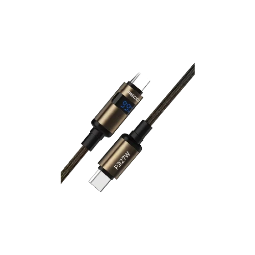 Recci RS32CC USB-C Cable PD 27W With Watt Display