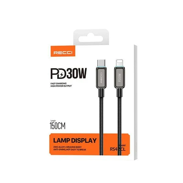 Recci RS48CL – 30W Fast Charging Data Cable