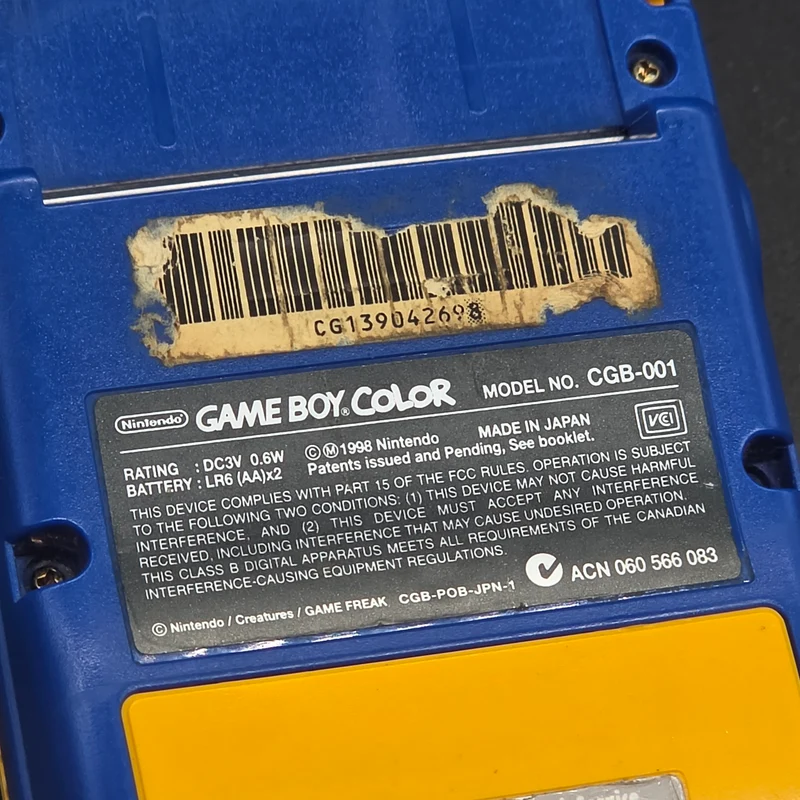 Pokemon Special Limited Edition Game boy Color Nintendo Handheld Console