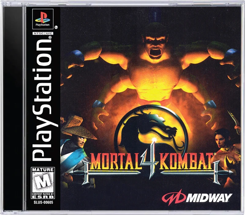 Mortal Kombat 4 - Sony PlayStation 1 (PS1)