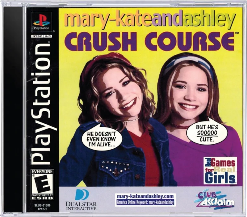 Mary-Kate and Ashley Crush Course - Sony PlayStation 1 (PS1)