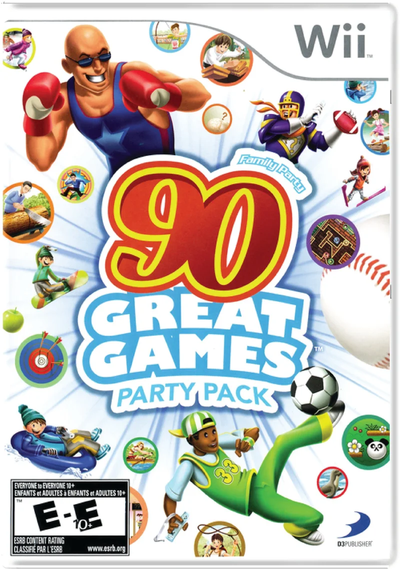 90 Great Games Party Pack - Nintendo Wii