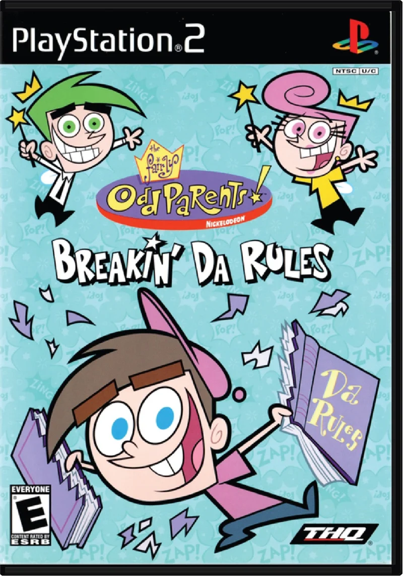 Fairly Odd Parents Breakin' Da Rules - Sony PlayStation 2 (PS2)