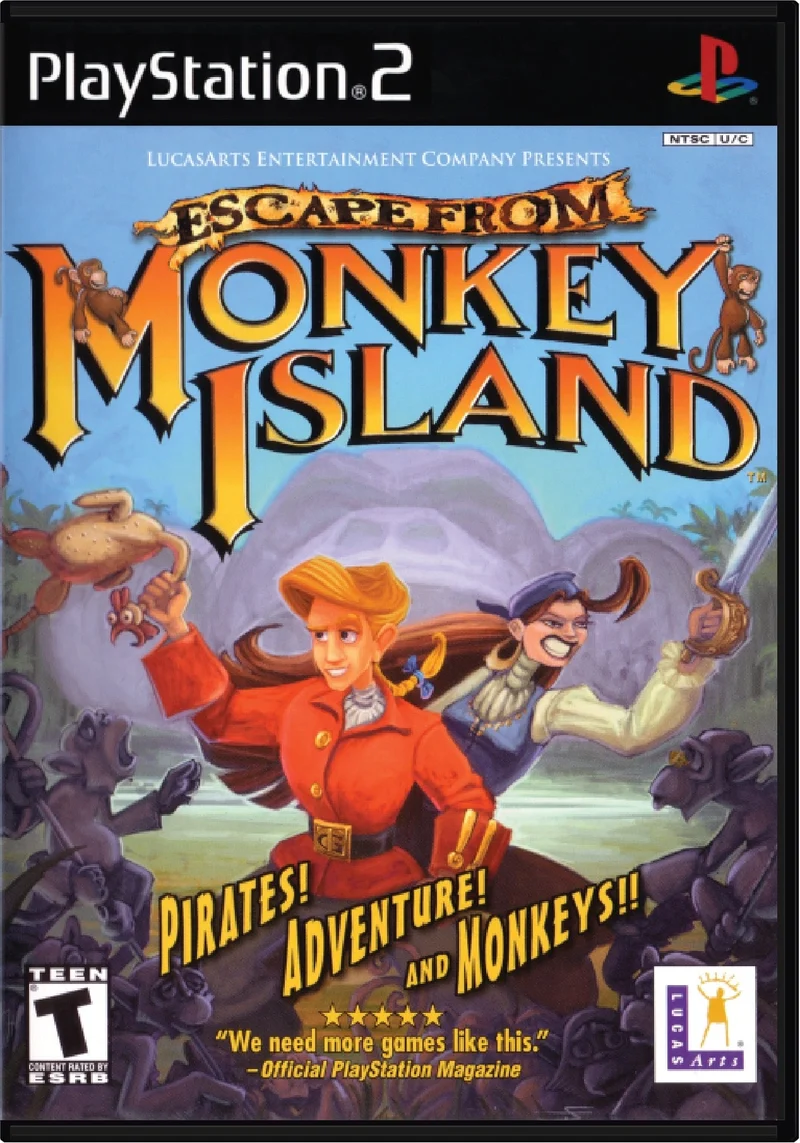 Escape from Monkey Island - Sony PlayStation 2 (PS2)