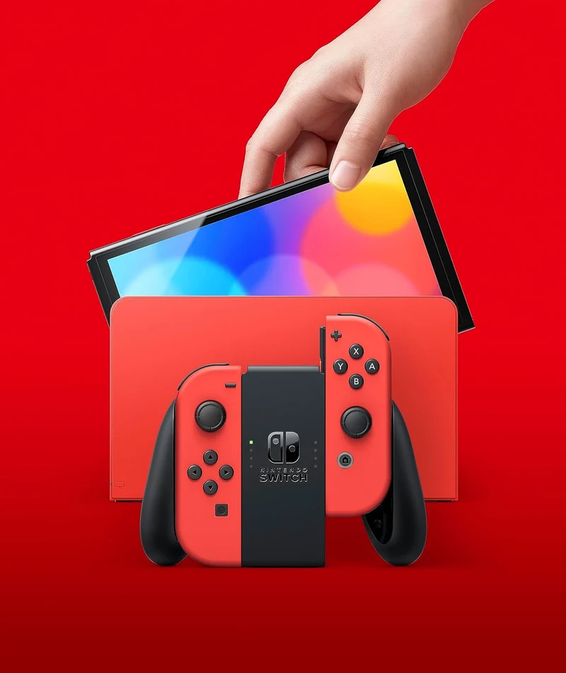 Console Nintendo Switch - Modello OLED edizione Speciale Mario (rossa)