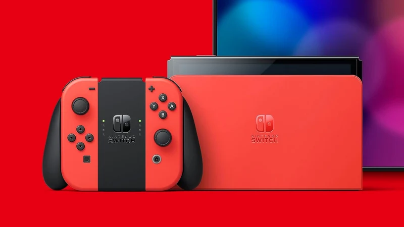 Console Nintendo Switch - Modello OLED edizione Speciale Mario (rossa)
