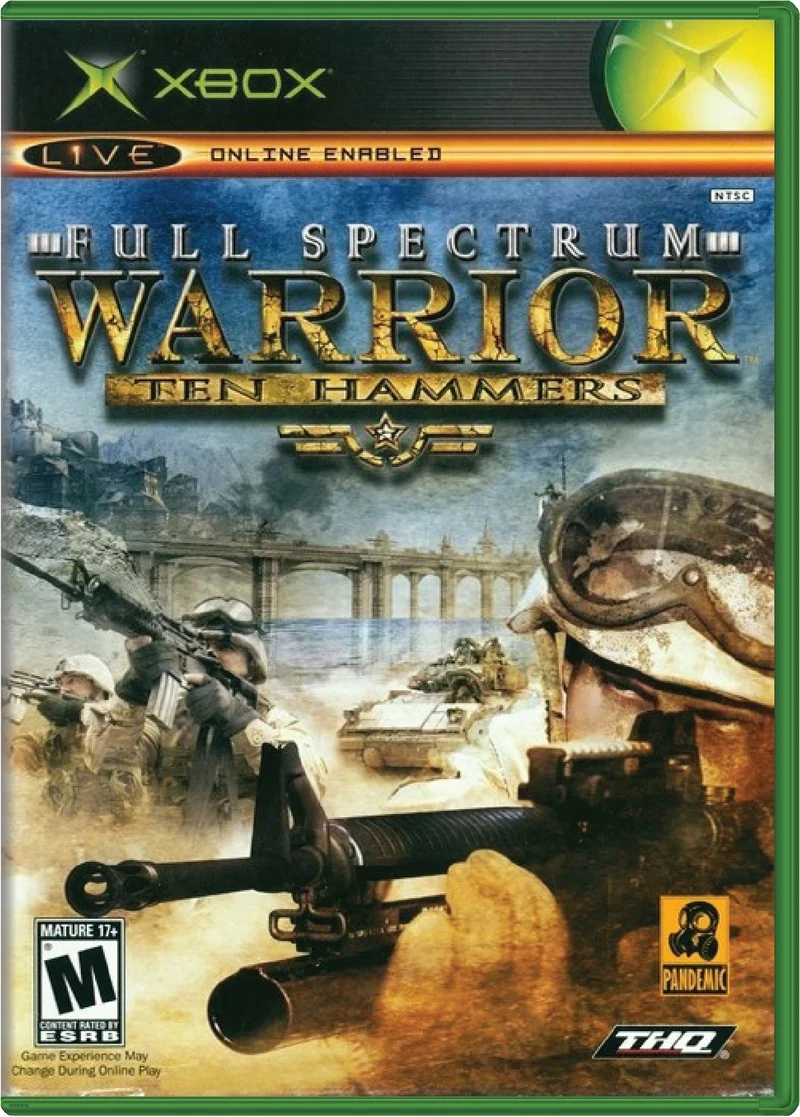Full Spectrum Warrior Ten Hammers - Microsoft Xbox
