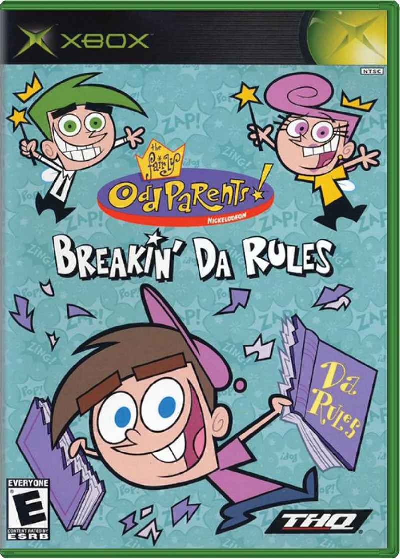 Fairly Odd Parents Breakin' Da Rules - Microsoft Xbox