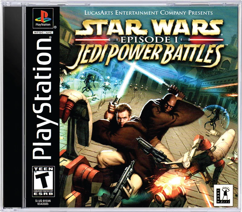 Star Wars Episode I Jedi Power Battles - Sony PlayStation 1 (PS1)