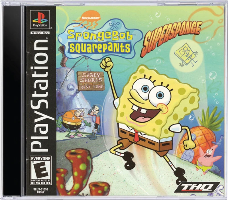 SpongeBob SquarePants Super Sponge - Sony PlayStation 1 (PS1)