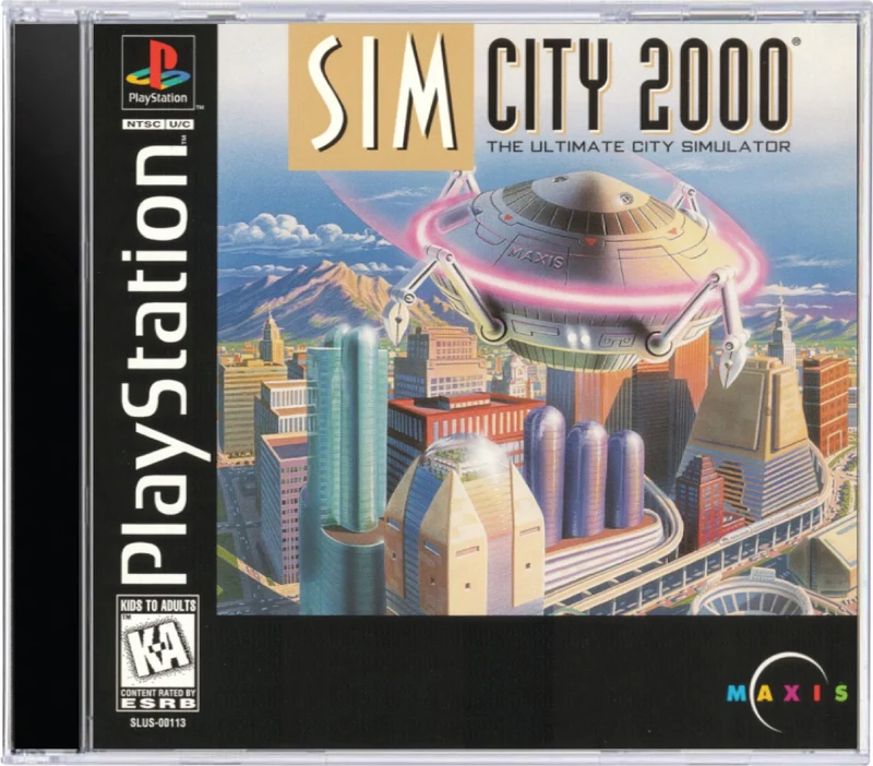 Sim City 2000 - Sony PlayStation 1 (PS1)