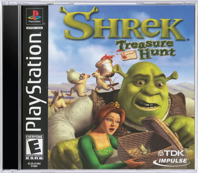 Shrek Treasure Hunt - Sony PlayStation 1 (PS1)