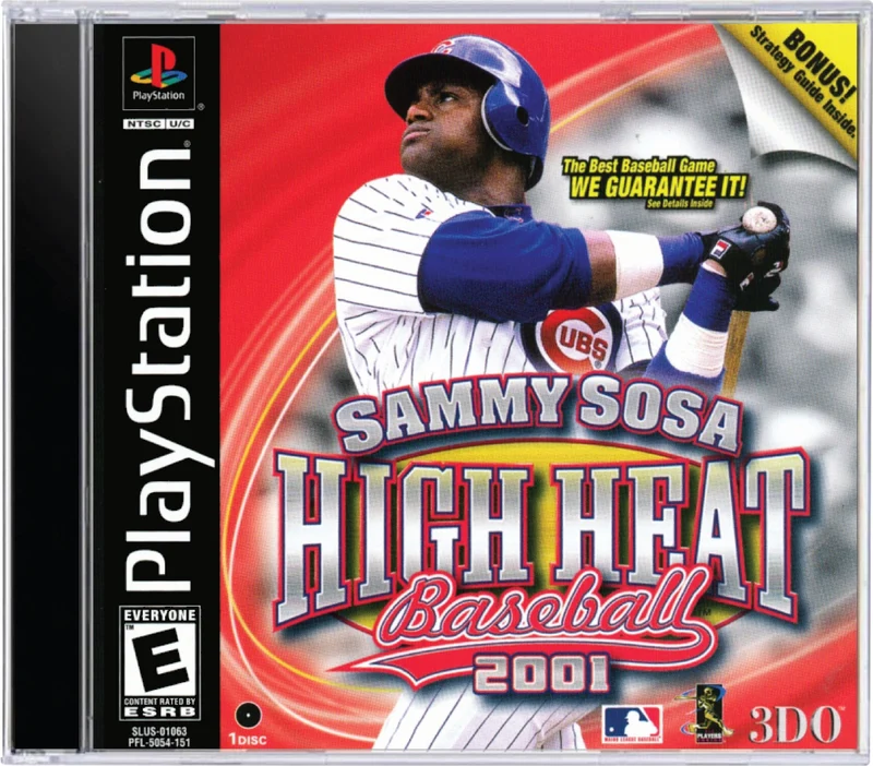 Sammy Sosa High Heat Baseball 2001 - Sony PlayStation 1 (PS1)