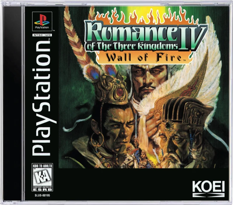 Romance of the Three Kingdoms IV Wall of Fire - Sony PlayStation 1 (PS1)