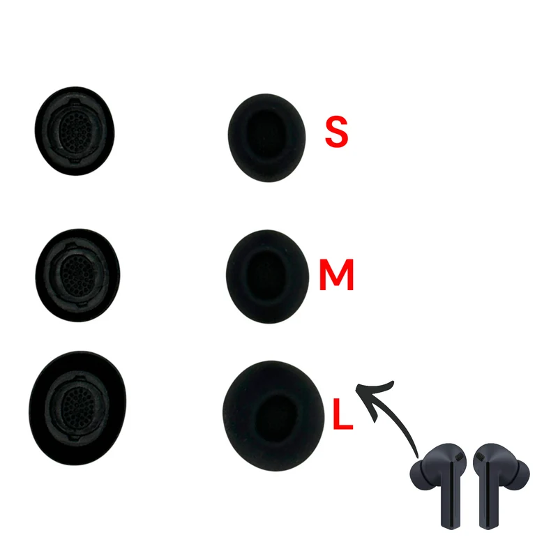 Samsung Galaxy Buds 3 Pro Replacement Silicone Rubber Earbud Ear Tips Tips - Accessories