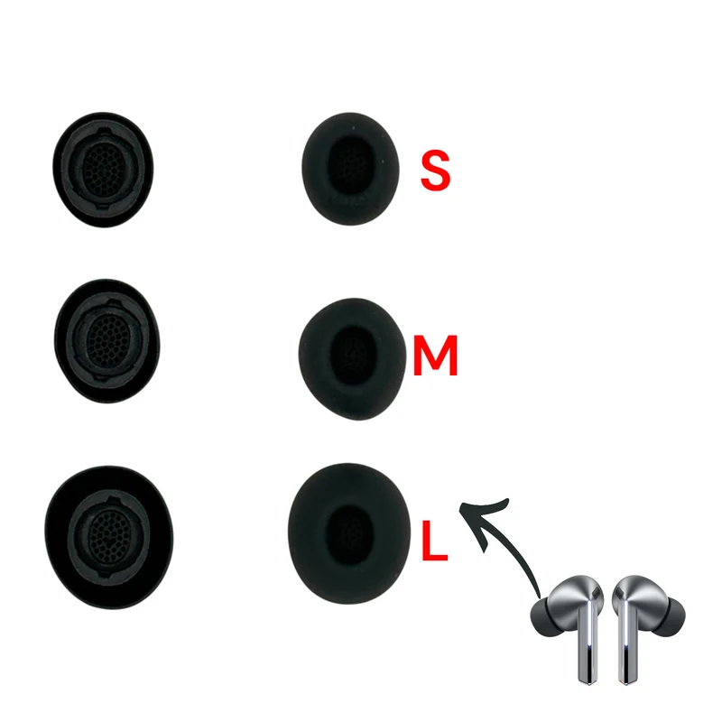 Samsung Galaxy Buds 3 Pro Replacement Silicone Rubber Earbud Ear Tips Tips - Accessories