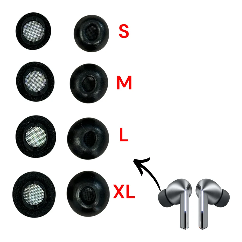 Samsung Galaxy Buds 3 Pro Replacement Memory Foam Earbud Tips - Accessories