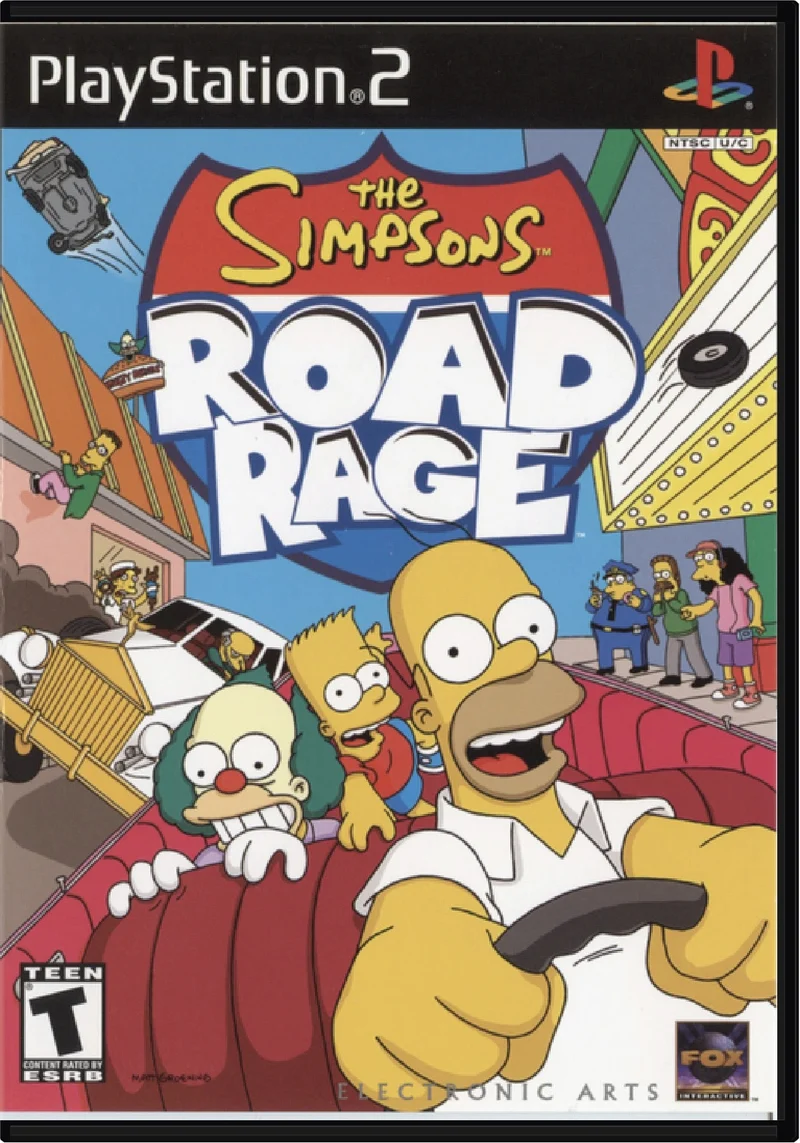 The Simpsons Road Rage - Sony PlayStation 2 (PS2)