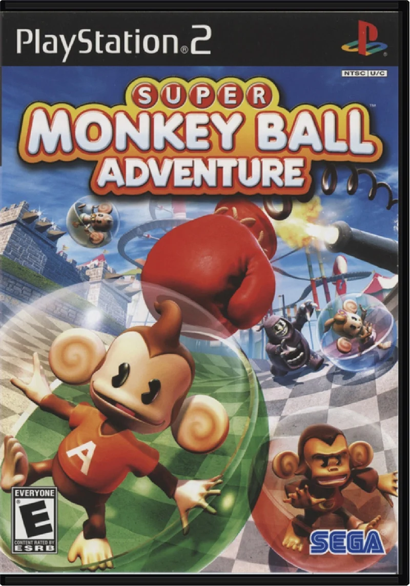 Super Monkey Ball Adventure - Sony PlayStation 2 (PS2)