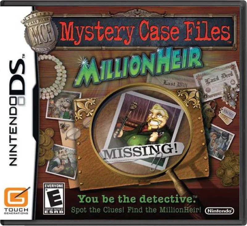 Mystery Case Files MillionHeir - Nintendo DS