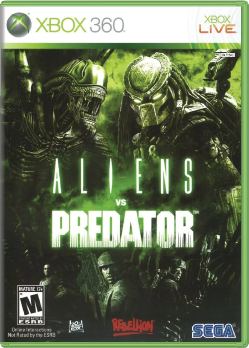 Aliens vs. Predator - Microsoft Xbox 360