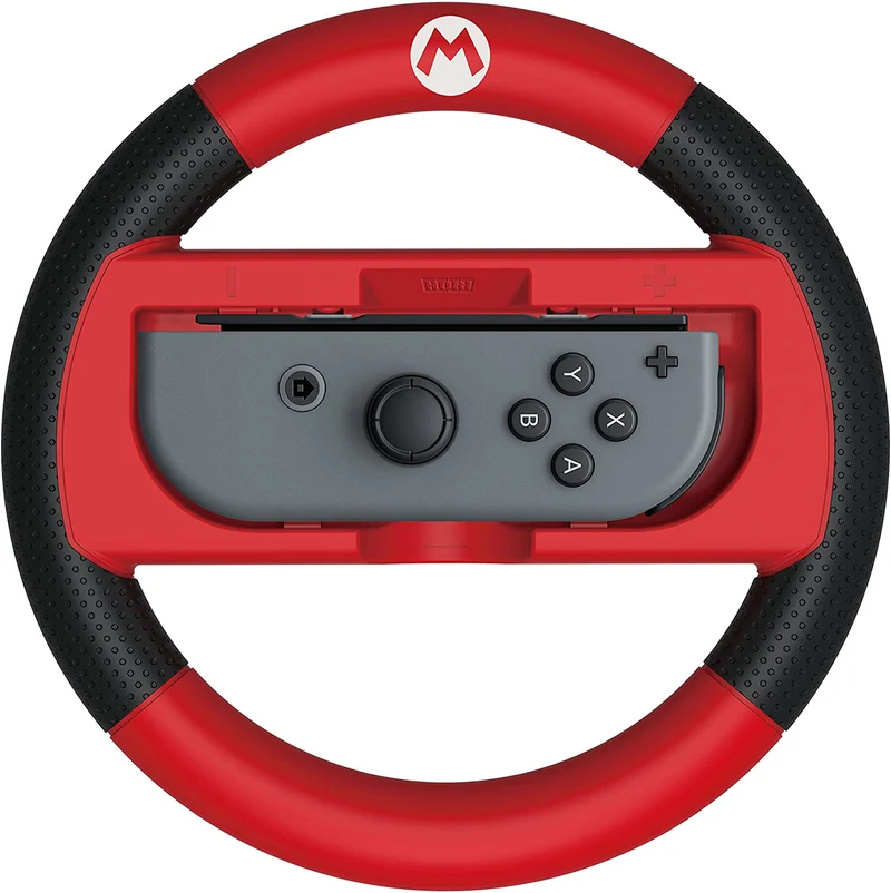 HORI - Nintendo Switch Mario Kart 8 Deluxe Wheel Attachment Mario Edition