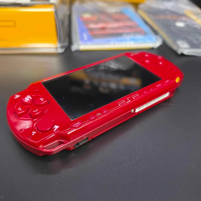 CIB Sony PlayStation Portable PSP God of War Edition Red Model 2000 Handheld Console