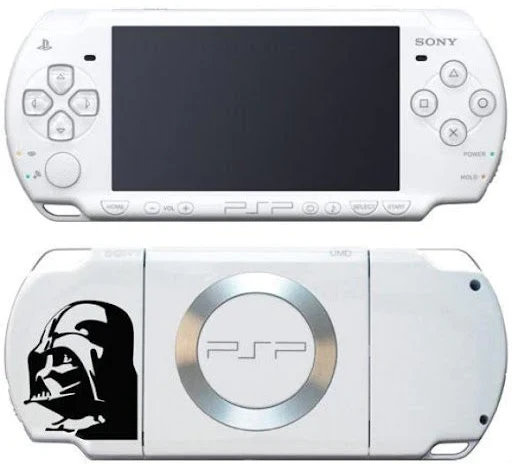 Sony PlayStation Portable PSP Star Wars White Edition Model 2000 Handheld Console