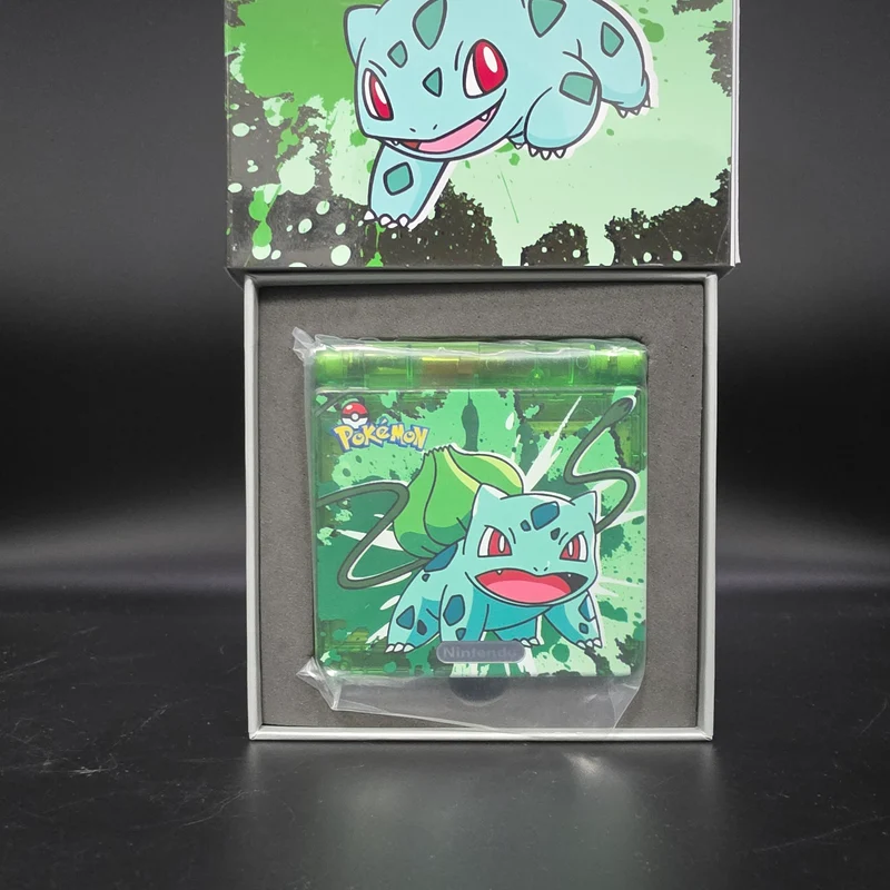 Nintendo Gameboy Advance SP (GBA) Custom Bulbasaur Backlit Handheld Console