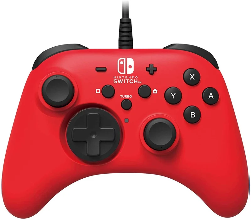 HORI HORIPAD Wired Controller - Red for Nintendo Switch