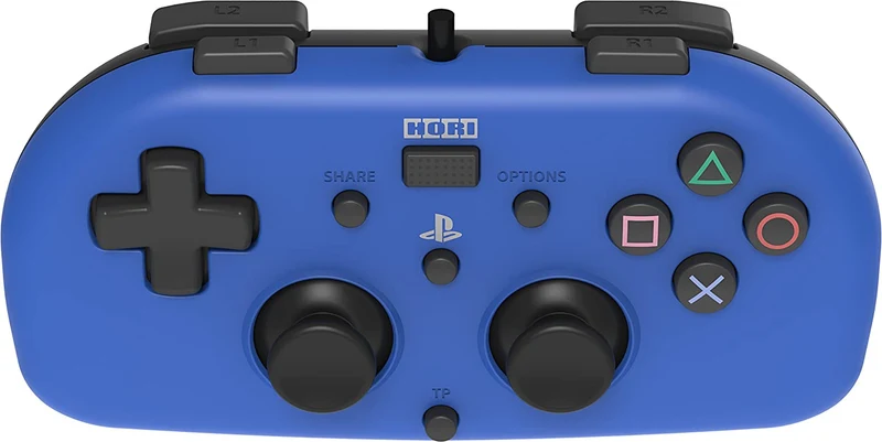 Wired Mini Gamepad for Kids - Officially Licensed (Blue)