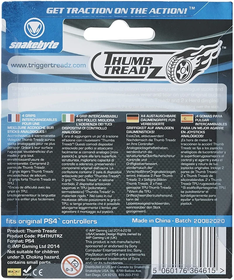 Trigger Treadz: Thumb Treadz - 4 Pack