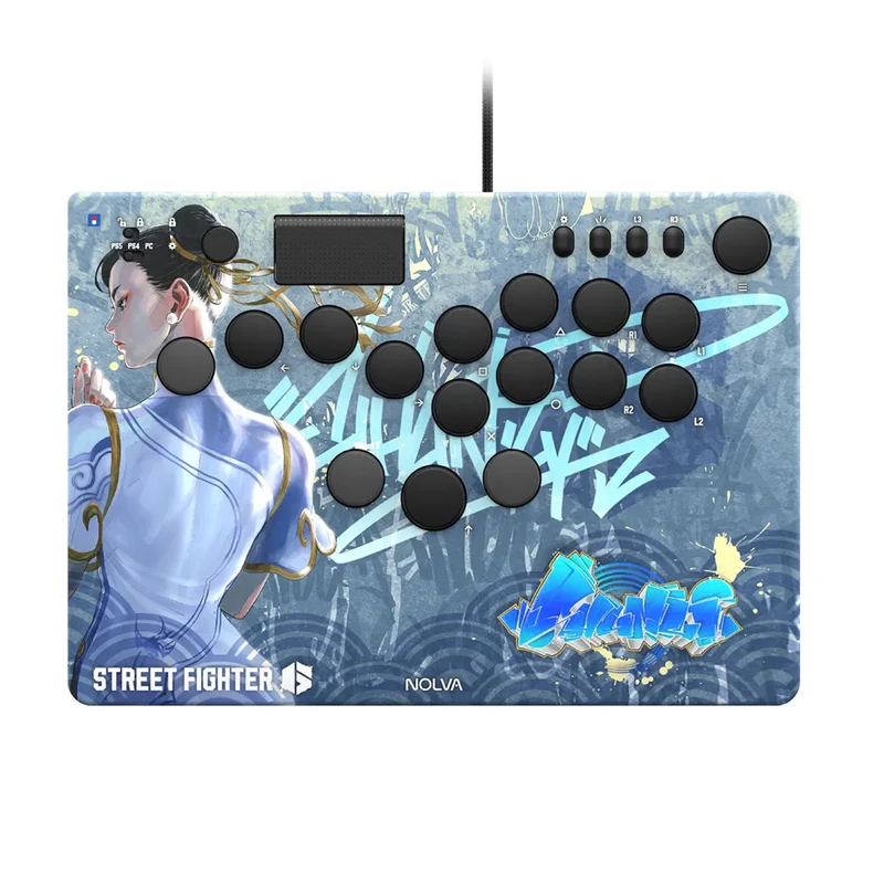 HORI Street Fighter 6 NOLVA Mechanical All-Button Arcade Controller for [PS5 / Windows]