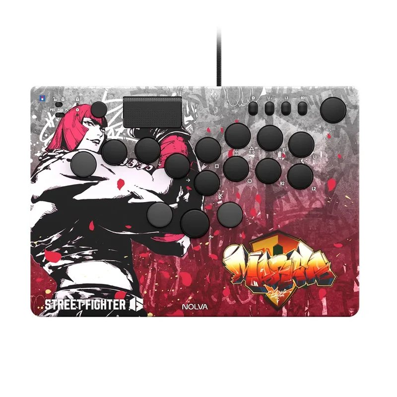 HORI Street Fighter 6 NOLVA Mechanical All-Button Arcade Controller for [PS5 / Windows]