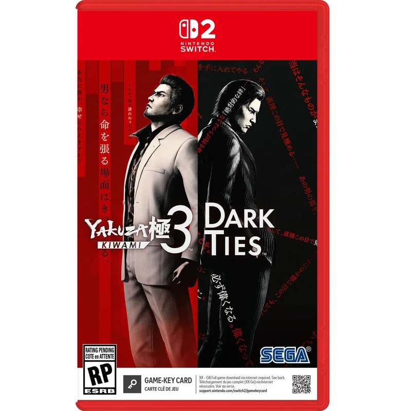 Nintendo Switch 2 Yakuza Kiwami 3 & Dark Ties
