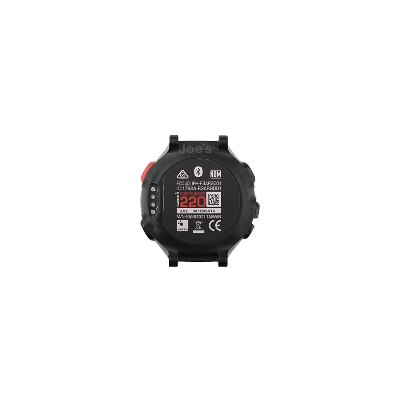 Garmin Forerunner 220 Back Cover Main Housing (Black / Red) - Parts