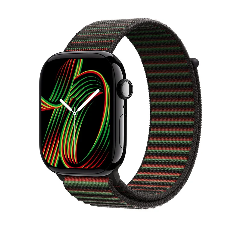 Apple Watch 46mm Black Unity Sport Loop, Unity Rhythm