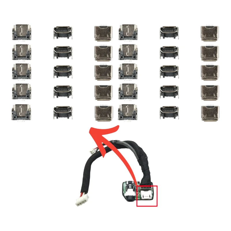 JBL Flip 3 Charger Port Micro Replacement USB Connector - Parts