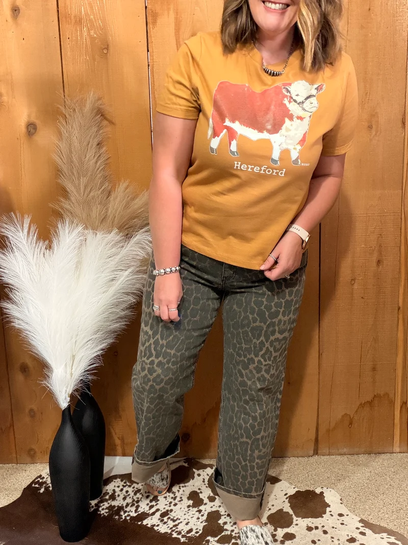 Flying Monkey Dark Leopard Denim Jeans