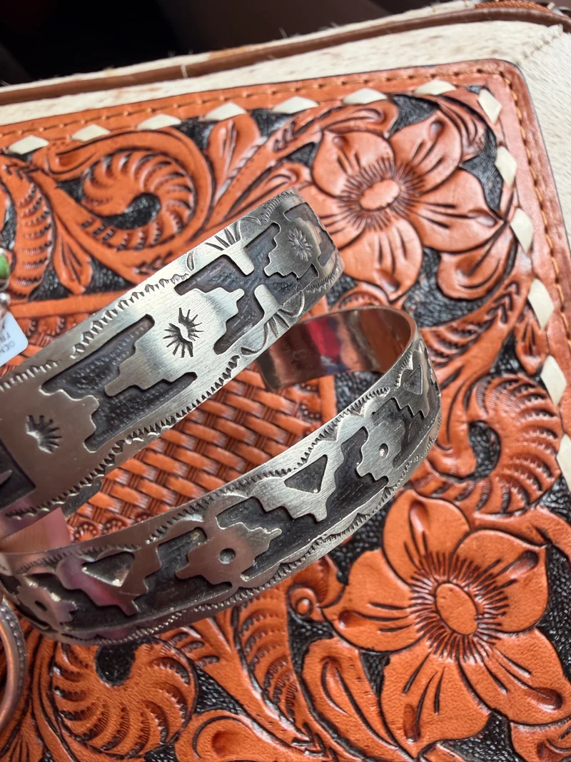 Sterling Silver Stamped Bracelet