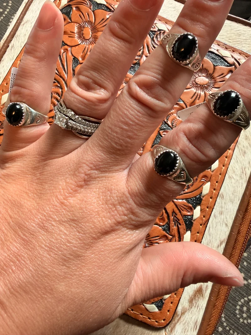 Black Onyx Rings